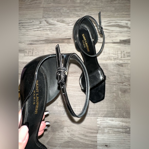 Saint Laurent Opyum 85 High-Heel Sandals ONLY WORN ONE SIZE 40 (has defect) - Picture 2 of 8